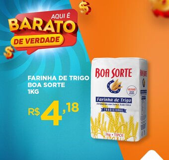 Farinha de Trigo Boa Sorte 1kg