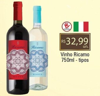 Supermercados Alvorada Vinho Ricamo 750ml - tipos oferta