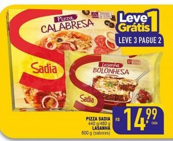 Mercantil Rodrigues Pizza sadia 440g/460g oferta