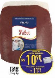 Mercantil Rodrigues Fígado bovino kg oferta