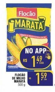 Mercantil Rodrigues Flocão de milho maratá 500g oferta