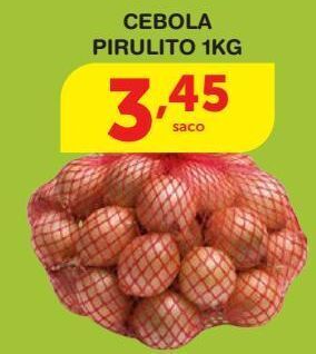 Roldão Cebola pirulito kg oferta