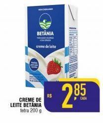 Mercantil Rodrigues Cremes de leite betânia 200g oferta