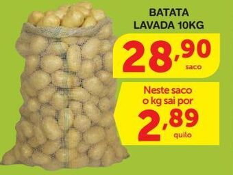 Batata lavada 10kg