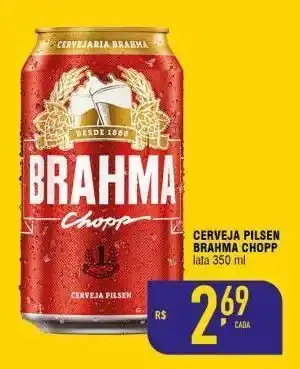 Mercantil Rodrigues Cerveja brahma chopp 350ml oferta