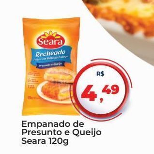 Tonin Superatacado Empanado de presunto e queijo seara 120g oferta