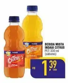 Mercantil Rodrigues Bebida mista indaiá citrus 330ml oferta