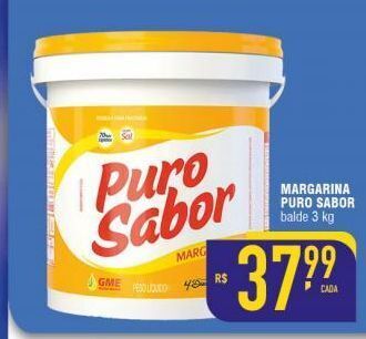 Mercantil Rodrigues Margarina puro sabor 3kg oferta