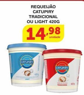 Roldão Requeijão catupiry 420g oferta