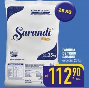 Mercantil Rodrigues Farinha de trigo sarandi 25kg oferta