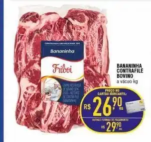 Mercantil Rodrigues Bananinha contrafilé bovino kg oferta