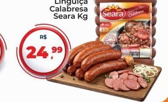 Tonin Superatacado Linguiça calabresa seara kg oferta