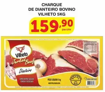 Roldão Charque de dianteiro bovino vilheto 5kg oferta