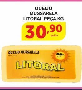 Roldão Queijo mussarela litoral kg oferta