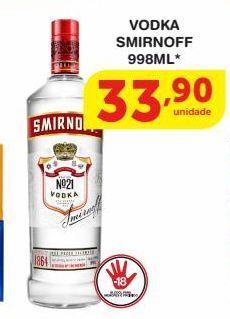 Roldão Vodka smirnoff 998ml oferta