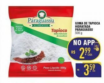 Mercantil Rodrigues Goma de tapioca hidratada paraguassu 500g oferta