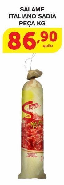 Roldão Salame italiano sadia kg oferta