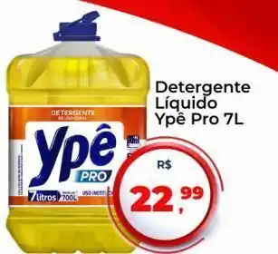 Tonin Superatacado Detergente líquido ypê pro 7l oferta
