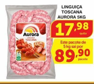 Roldão Linguiça toscana aurora 5kg oferta
