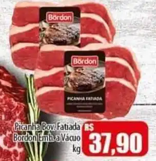 Picanha Bov. Fatiada Bordon Emb a Vácuo kg