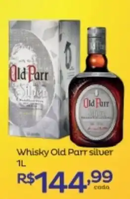 Super Lagoa Whisky Old Parr Silver 1L oferta