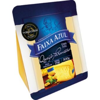 Supermercado Dalben Queijo faixa azul 300g parmesao fatia oferta