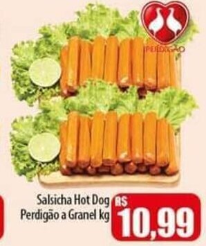 Salsicha Hot Dog Perdigão a Granel kg