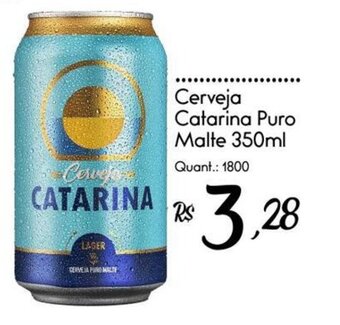 Giassi Supermercados Cerveja Catarina Puro Malte 350ml oferta