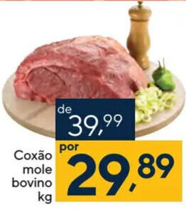 Coop Coxão mole bovino kg oferta