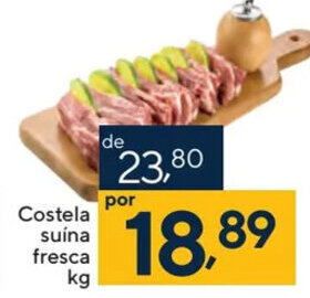 Coop Costela suína fresca kg oferta