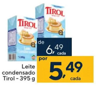 Coop Leite condensado Tirol-395 g oferta