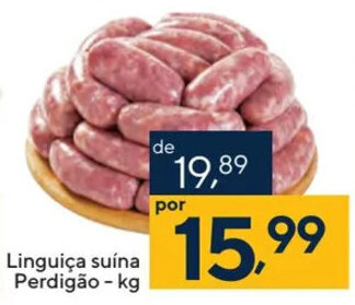 Coop Linguiça suína Perdigão - kg oferta