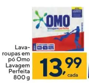 Coop Lava- roupas em pó Omo Lavagem Perfeita 800 g oferta