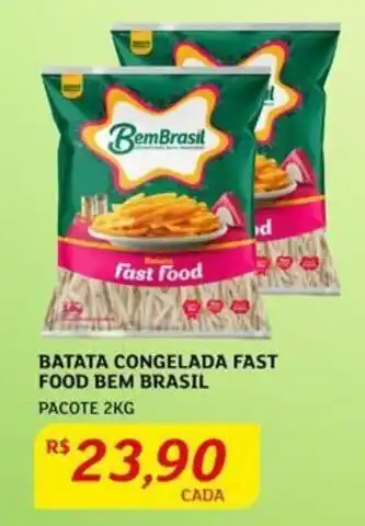 Assaí Atacadista BATATA CONGELADA FAST FOOD BEM BRASIL PACOTE 2KG oferta