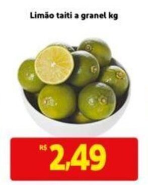 Extra Supermercado Limão taiti a granel kg oferta