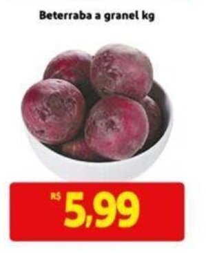 Extra Supermercado Beterraba a granel kg oferta
