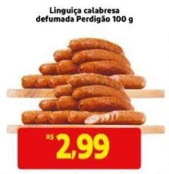 Extra Supermercado Linguiça calabresa defumada Perdigão 100 g oferta