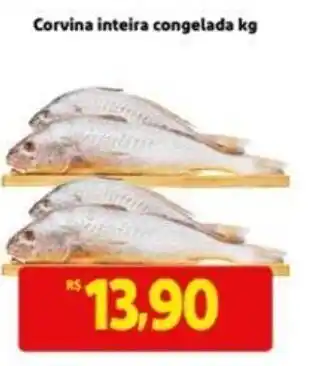 Extra Supermercado Corvina inteira congelada kg oferta