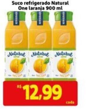 Extra Supermercado Suco refrigerado Natural One laranja 900 ml oferta