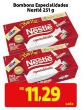 Extra Supermercado Bombons Especialidades Nestlé 251 g oferta
