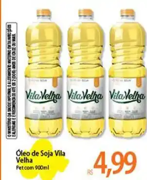 Atacadão Óleo de Soja Vila Velha Petcom 900ml oferta