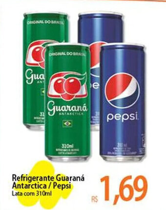 Atacadão Refrigerante Guaraná Antarctica/Pepsi Lata com 310ml oferta