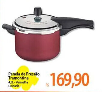 Atacadão Panela de Pressão Tramontina 4,5L-Vermelha Unidade oferta
