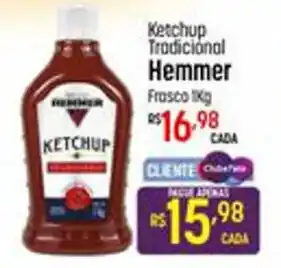 Muffato Ketchup Tradicional Hemmer 1kg oferta