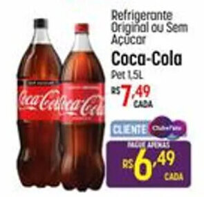 Muffato Refrigerante Original ou Sem Açúcar Coca-Cola Pet 1,5L oferta