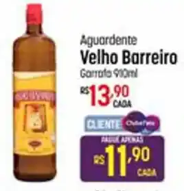 Aguardente Velho Barreiro 900ml