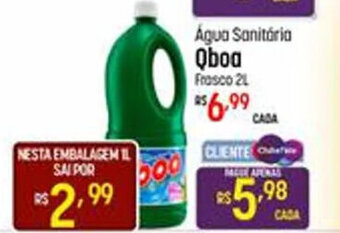 Água Sanitária Qboa frasco 2L