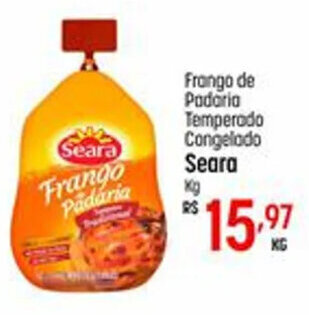 Muffato Frango de Padaria Temperado Congelado Seara kg oferta