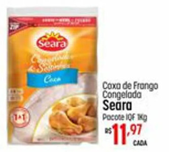 Muffato Coxa de Frango Congelada Seara Pacote IQF 1Kg oferta