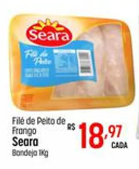 Muffato Filé de Peito de Frango Seara Bandeja 1Kg oferta